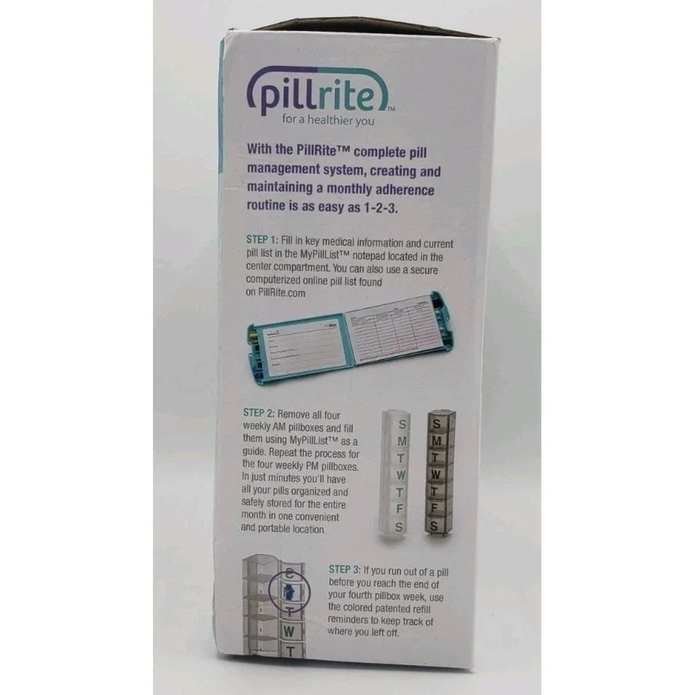 Pillrite pillbox monthly